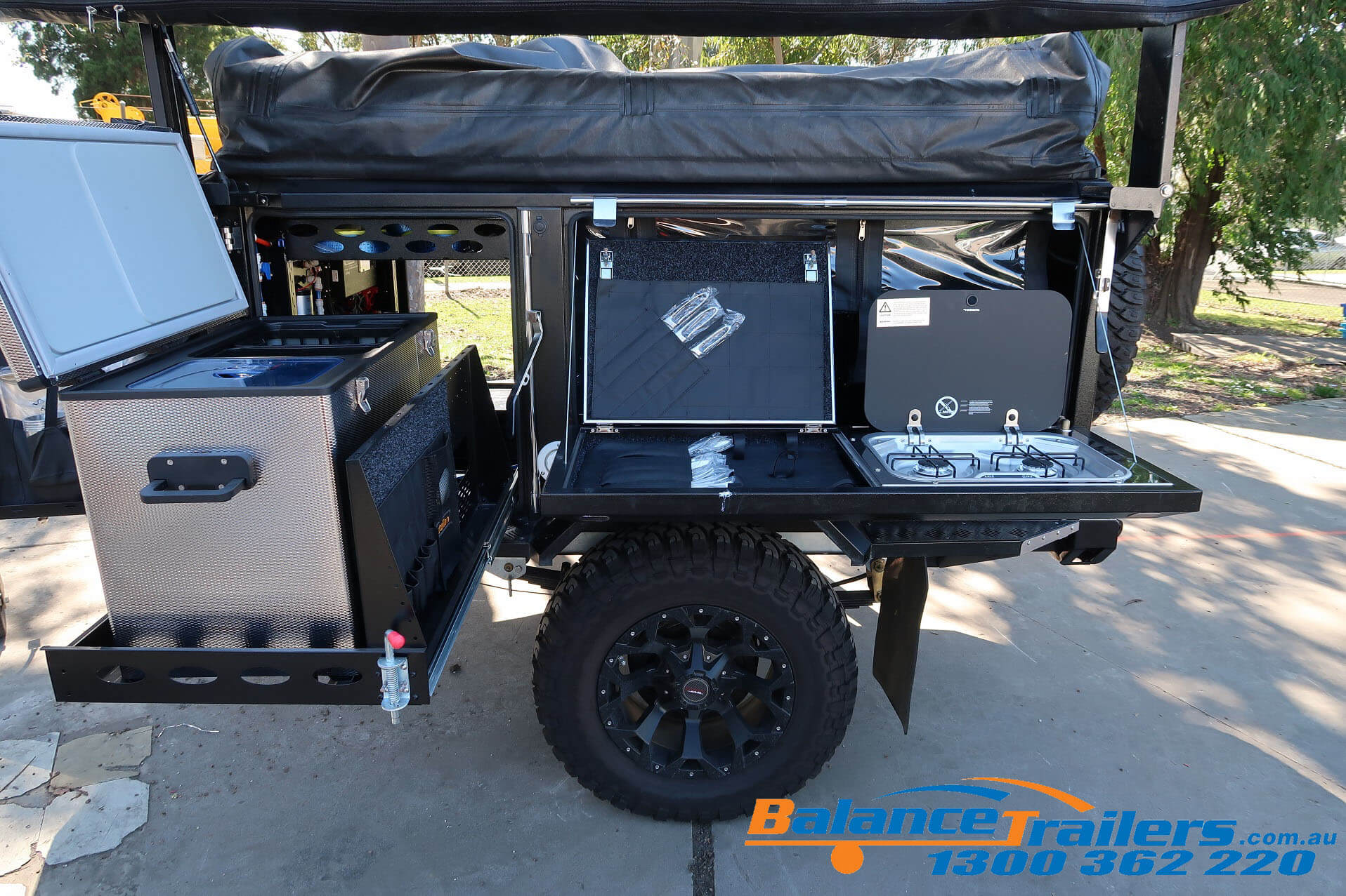 MAXI - PLATINUM Compact Design Off Road Soft Floor Camper Trailer ...